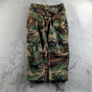 Vintage US Military Pants Mens Large Regular Woodland Camo BDU Combat Propper